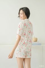 Pijama ngắn Lụa gấm Kara Py Set