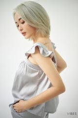Đồ bộ lụa 2 dây cánh tiên Rena Straps Set