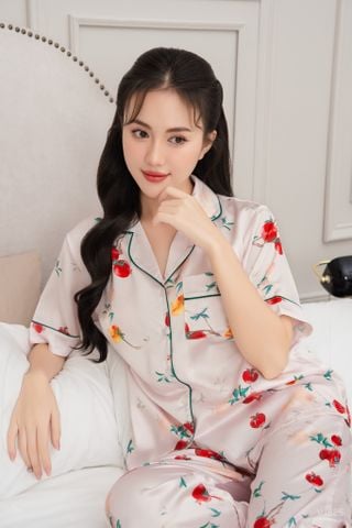 Pijama dài Garnet Pink Long Py Set