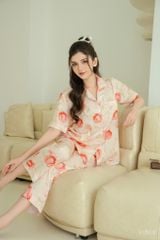 Pijama dài Lụa gấm Jolie Long Py Set