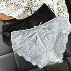 Quần lót su lạnh phối ren cutout P036
