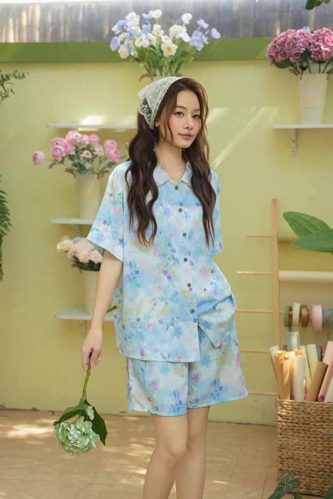 Pijama ngắn freesize FS Chloe Py Set