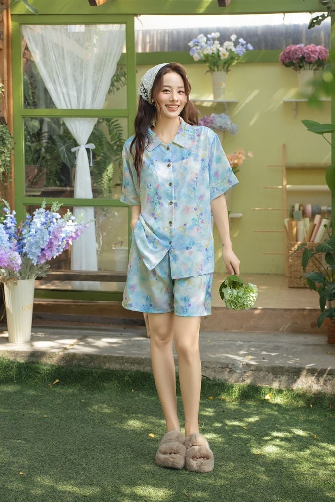Pijama ngắn freesize FS Chloe Py Set