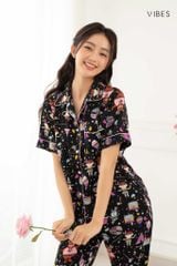 Pijama lửng Owl Ink Capri Py Set