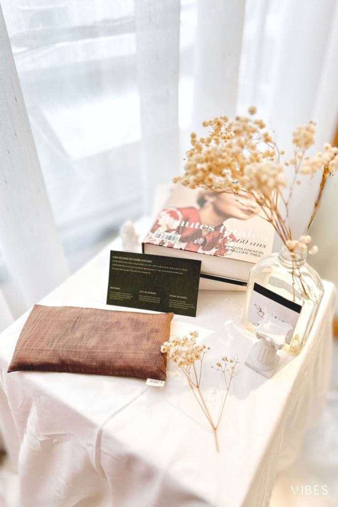 Gối chườm mắt thảo mộc