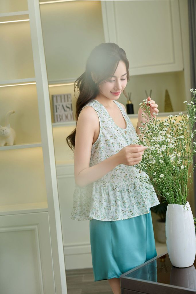 Đồ bộ sát nách Hani Sleeveless Set