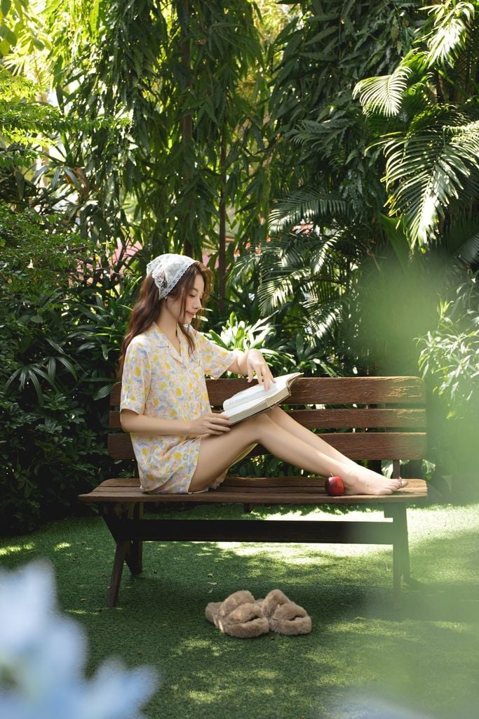 Pijama ngắn Lụa gấm Hexa Py Set