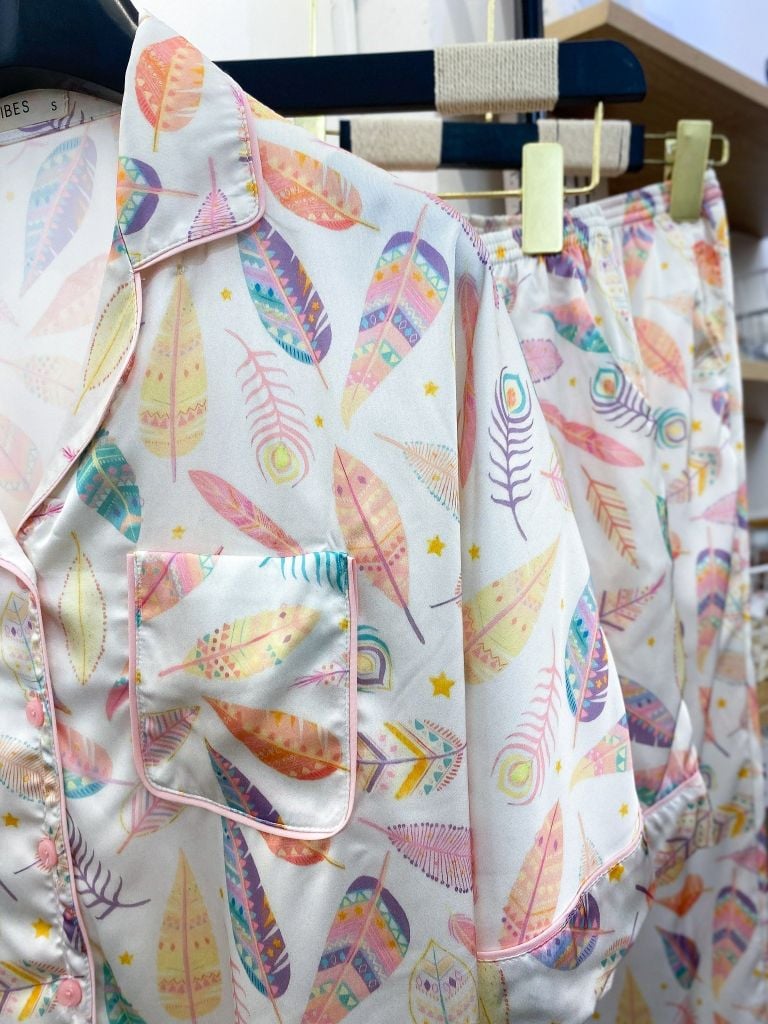 Pijama ngắn phom cánh dơi Aetheria Py Set
