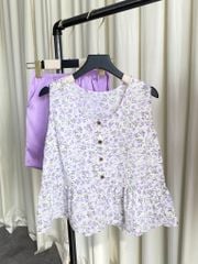Đồ bộ sát nách Della Sleeveless Set