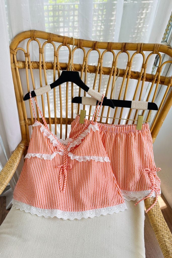 Đồ bộ 2 dây Liny Straps Set in Orange