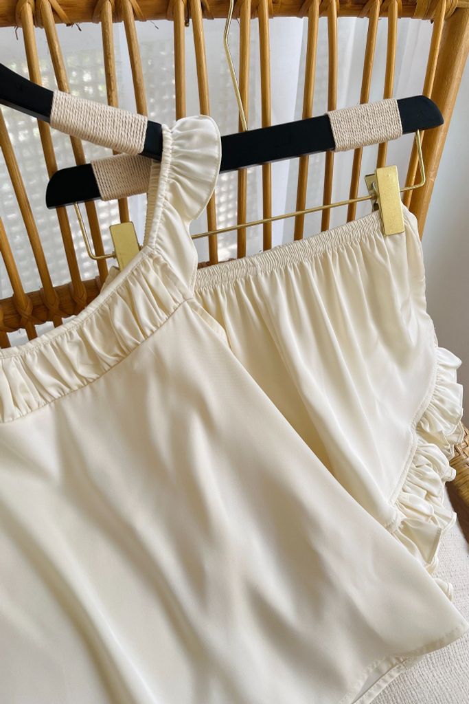 Bộ 2 dây lụa trơn Lunella Straps Set in Honey
