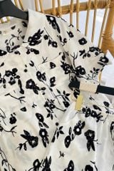 Pijama ngắn freesize FS Tilly White Py Set