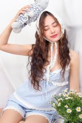 Đồ bộ 2 dây Liny Straps Set in Blue