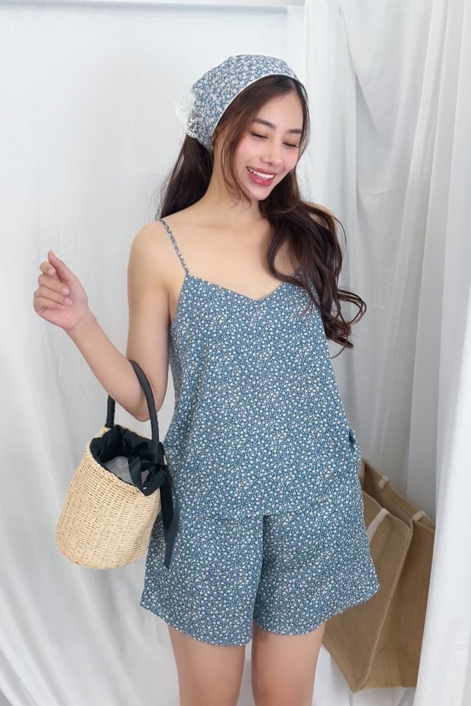 Đồ bộ 2 dây Liti Floral Straps Set