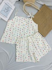 Bộ đồ 2 dây Cheris Straps Set in Dottie