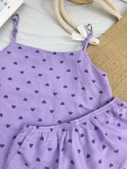 Bộ đồ 2 dây Cheris Straps Set in Violet