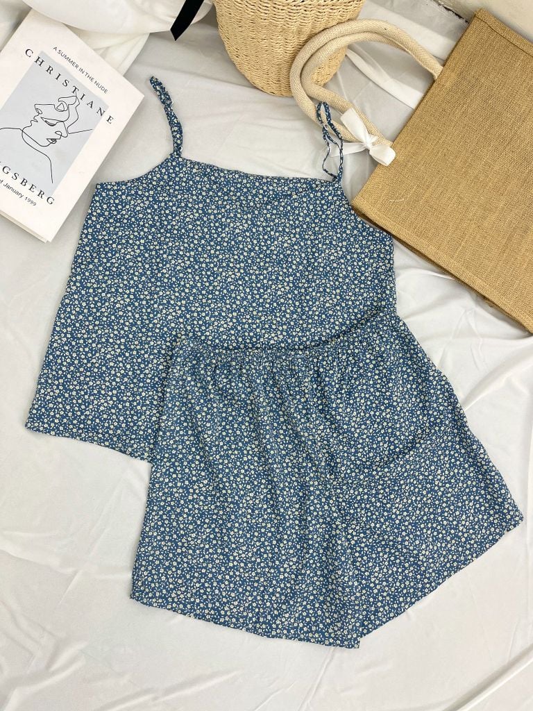 Đồ bộ 2 dây Liti Floral Straps Set