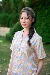 Pijama dài Lụa gấm Hexa Long Py Set