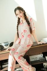 Pijama dài Lụa gấm Jolie Long Py Set