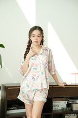 Pijama ngắn phom cánh dơi Aetheria Py Set