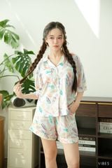 Pijama ngắn phom cánh dơi Aetheria Py Set