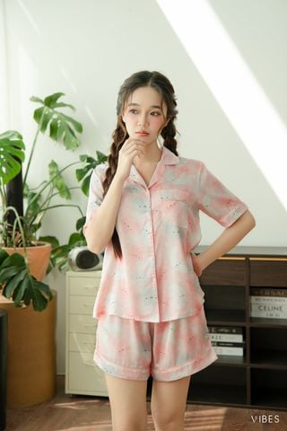 Pijama Ngắn Cloudy Py Set