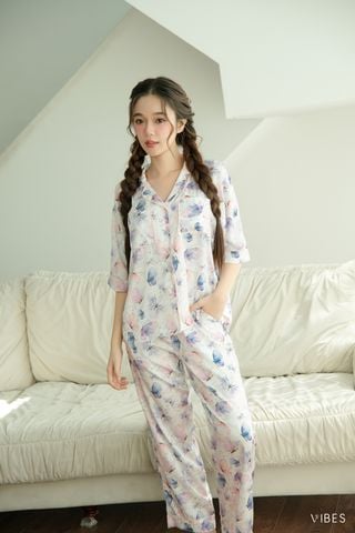 Pijama dài phom cánh dơi Fairy Long Py Set
