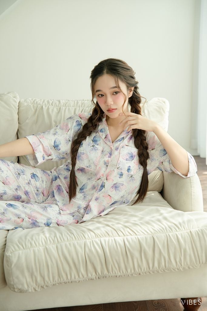 Pijama dài phom cánh dơi Fairy Long Py Set