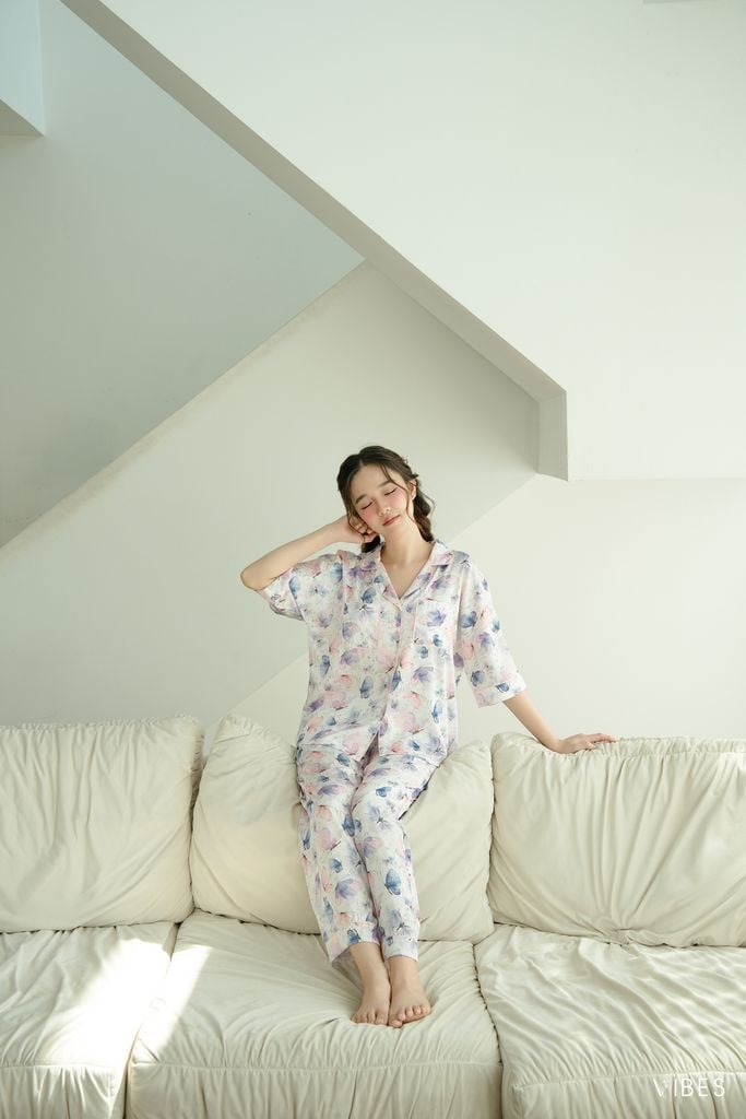 Pijama dài phom cánh dơi Fairy Long Py Set