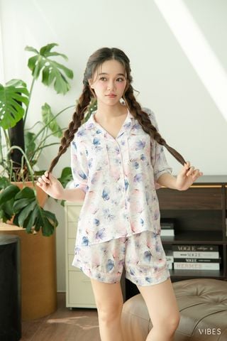 Pijama ngắn phom cánh dơi Fairy Py Set