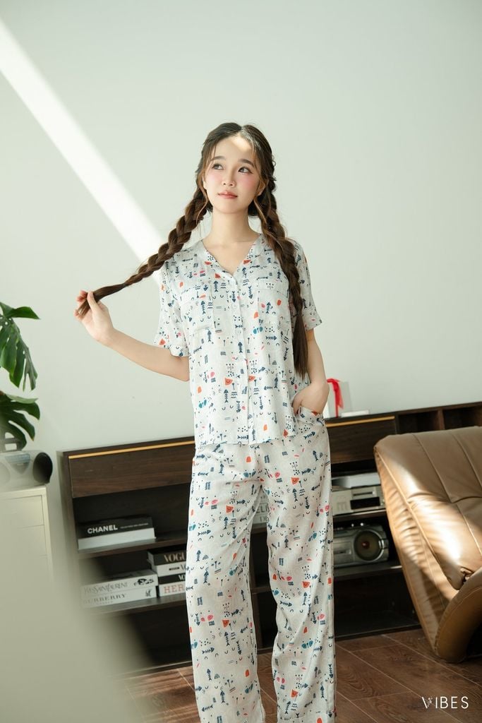 Pijama Dài Ashie Long Py Set