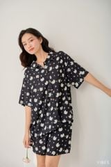 Pijama ngắn freesize FS Meow Py Set