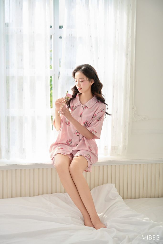 Pijama ngắn freesize FS Florence Py Set