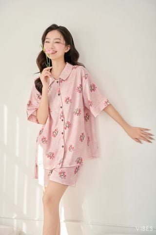 Pijama ngắn freesize FS Florence Py Set