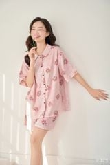 Pijama ngắn freesize FS Florence Py Set