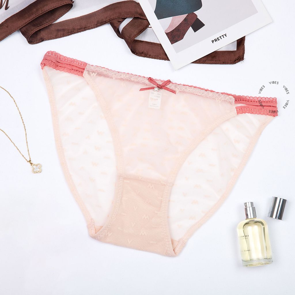 Quần lót nữ ren lưới phối dây P015