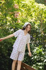 Pijama ngắn cổ V Mabel Py Set
