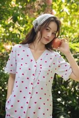 Pijama ngắn cổ V Mabel Py Set