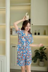 Pijama ngắn cổ V Vie Mon Py Set