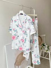Pijama dài Lụa gấm Rosie Long Py Set