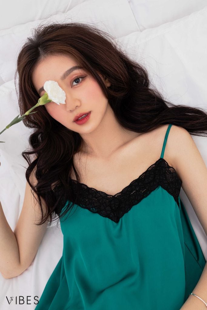 Đồ bộ 2 dây lụa trơn Steal Straps Set
