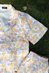 Pijama dài Lụa gấm Hexa Long Py Set