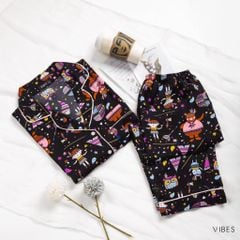 Pijama lửng Owl Ink Capri Py Set