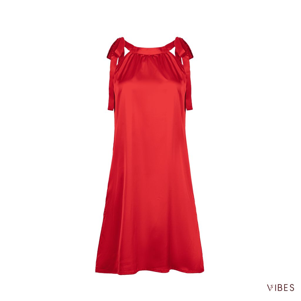 Váy ngủ lụa trơn Candy Tara Dress