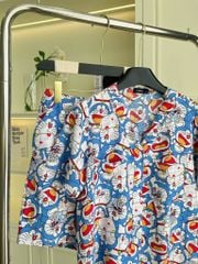 Pijama ngắn cổ V Vie Mon Py Set