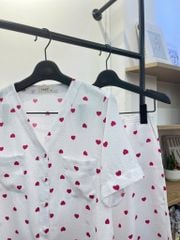 Pijama ngắn cổ V Mabel Py Set