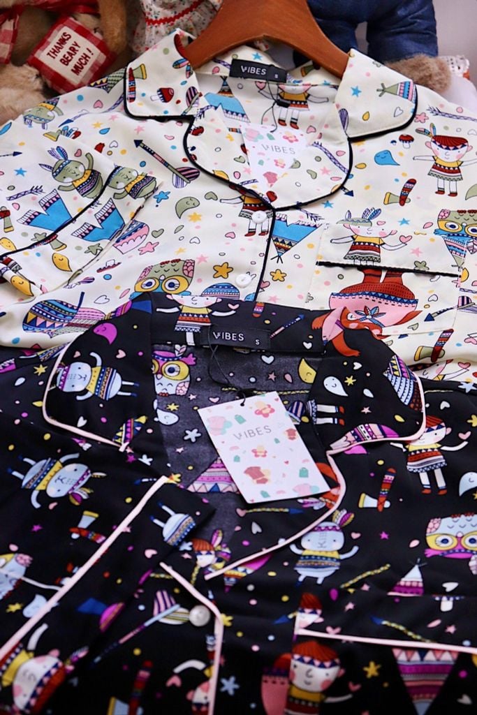 Pijama lửng Owl Ink Capri Py Set