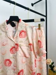 Pijama dài Lụa gấm Jolie Long Py Set