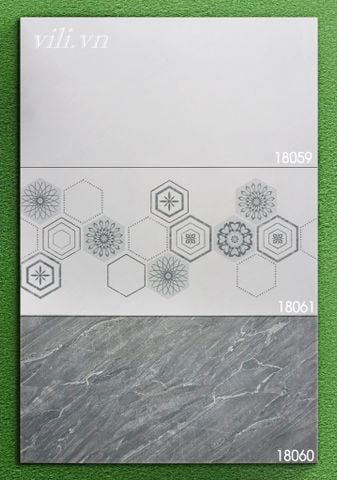 Gạch ốp tường 40X80 Hoàn Mỹ 18059 - 18061 - 18060 men siêu bóng