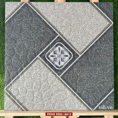 Gạch sân vườn 50X50 PRIME 18612 đá nhám dày 1.3cm